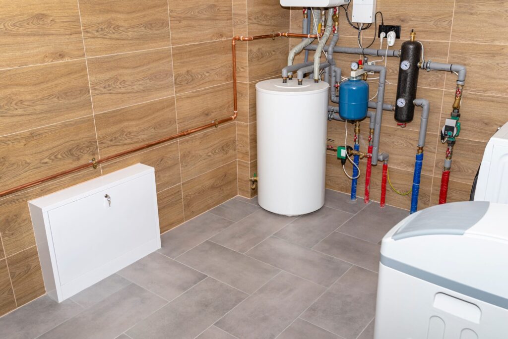 Residential water heater and plumbing system installed in Imperial Beach